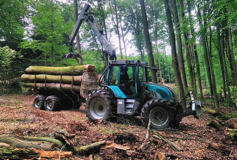 Bethmann Garten- und Landschaftsbau - Holzrücken - Lang- und Kurzholzrückung mit Pfanzelt Rückezug